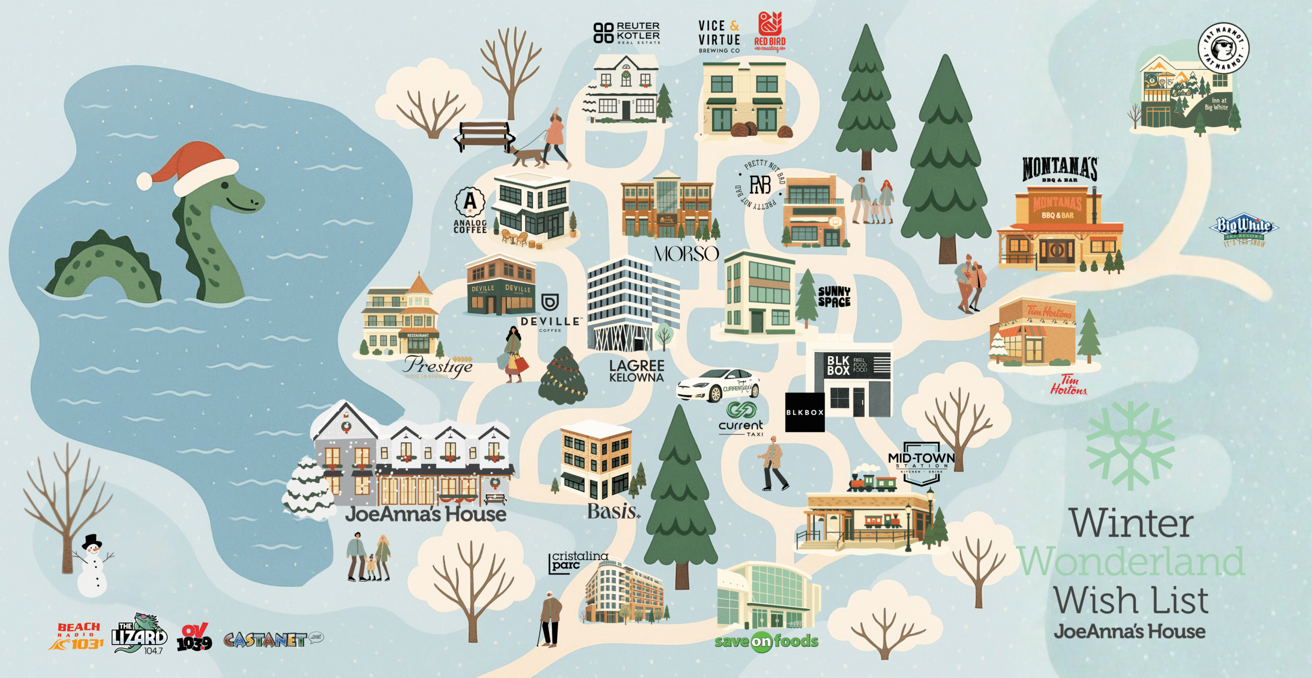 Winter Wonderland Wish List Map